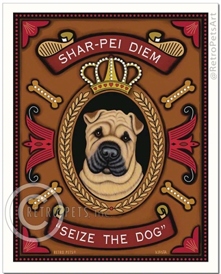 Shar-Pei Diem (Shar-Pei (Chinese)) Seize the Dog