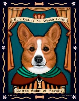 San Canine de Welsh Corgi (Welsh Corgi - Pembroke) Patron Saint of Royalty
