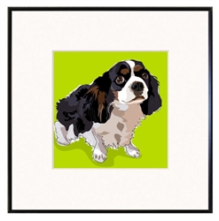 Framed Print: Cavalier, Tri #2