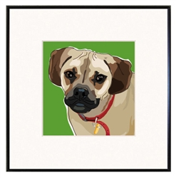 Framed Print: Puggle
