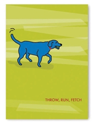 Thank you: Blue Lab Running