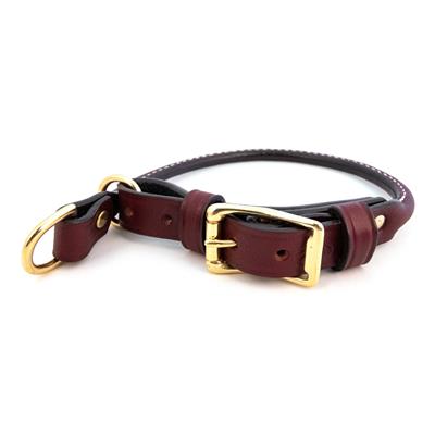 Rolled Leather Combination / Choke Collars