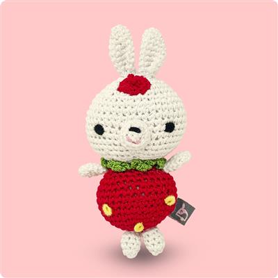 Crochet Squeaker Toy - Rabbit