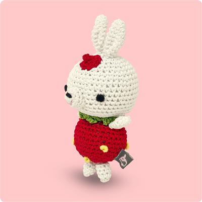 Crochet Squeaker Toy - Rabbit
