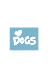 Car Window Decals - (Heart) Dogs