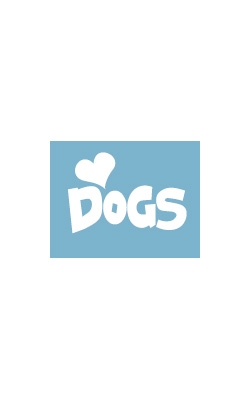 Car Window Decals - (Heart) Dogs