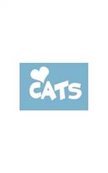 Car Window Decals - (Heart) Cats