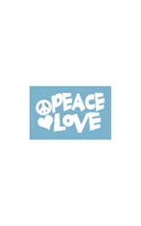 Car Window Decals - Peace Love