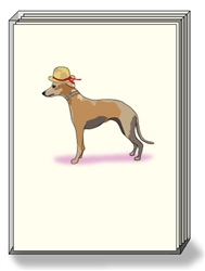 Greyhound Hat - DogPride Boxed Notes