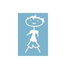 Car Window Decals - Stick Family Decals - Teen Boy