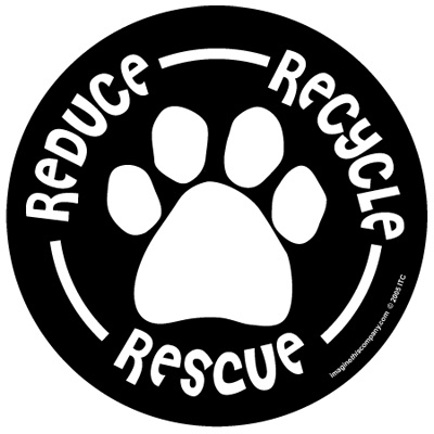 Reduce - Recycle - Rescue - Black