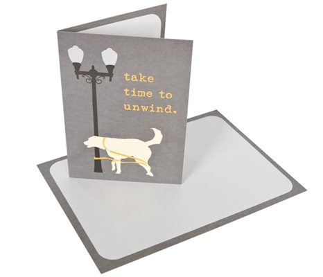 Take Time To Unwind - Greeting Card - 6 pack