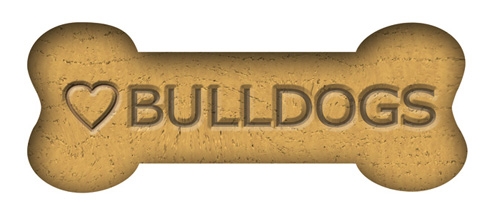 Biscuit Bones Magnets - Bulldogs