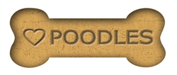 Biscuit Bones Magnets - Poodles