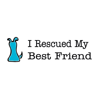 I Rescued My Best Friend - Blue Dog - 2-Pack of T-Shirts