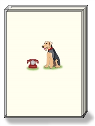 Airedale Phone - DogPride Boxed Notes