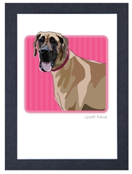 Great Dane, Fawn - Grrreen Boxed Note Cards