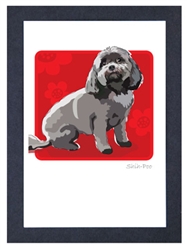 Shih-Poo - Grrreen Boxed Note Cards