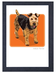 Welsh Terrier - Grrreen Boxed Note Cards