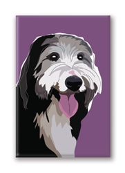 Bearded Collie - Fridge Magnet