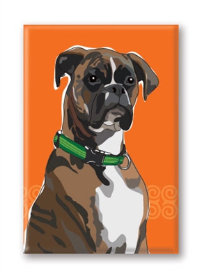 Boxer, Brindle - Fridge Magnet
