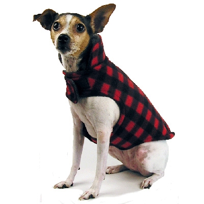 Worthy Dog Pattern Fleece Jackets 