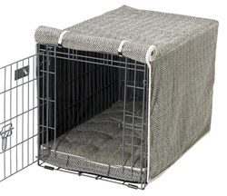 Luxury Crate Cover Herringbone Microvelvet