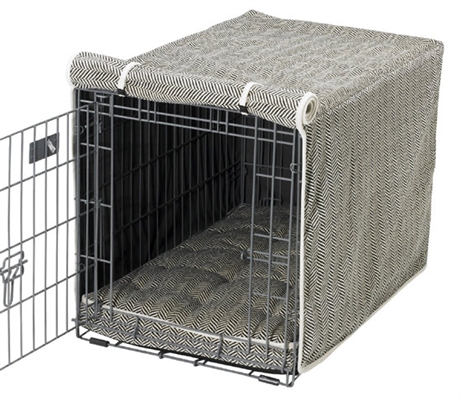 Luxury Crate Cover Herringbone Microvelvet