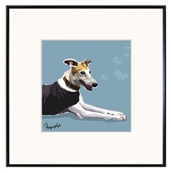 Framed Print: Greyhound