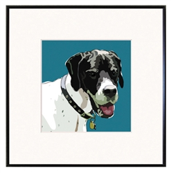 Framed Print: English Pointer