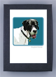 English Pointer - Grrreen Boxed Note Cards