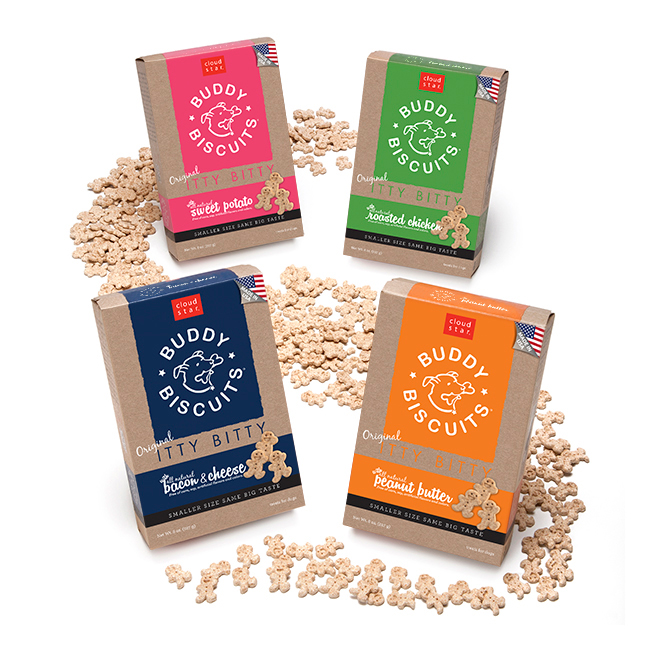 Itty Bitty Buddy Biscuits Bacon & Cheese Flavor, 8oz. Box