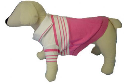 Pink Stripe Polo Shirt