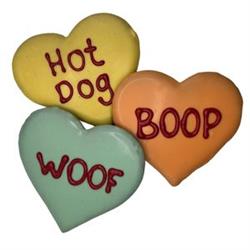 Conversation Heart 41904 Hand Decorated Molasses