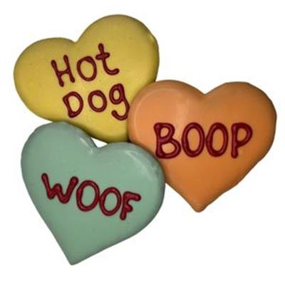 Conversation Heart 41904 Hand Decorated Molasses