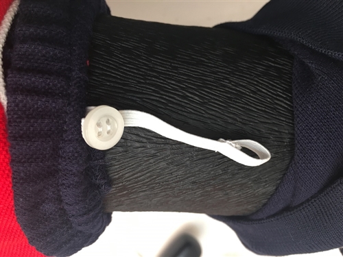 Blue & Red Polo Set (back shirt placket)