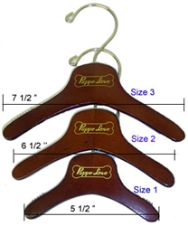 Wooden Hangers - With Logo