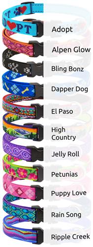 LupinePet® 3/4" Originals EZ pack (6 pc. collars and leashes)