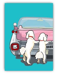 Blank Inside: Poodles & Pink Cadillac