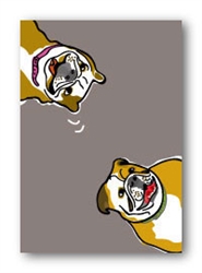 English Bulldogs - Fridge Magnet