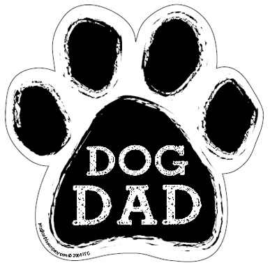 Dog Dad Paw Magnets