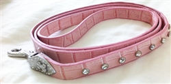 Leather Rhinestone Leash