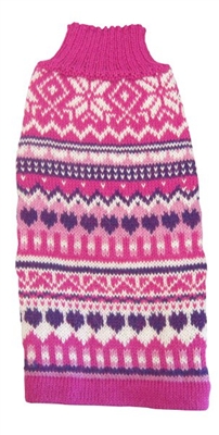 Alpaca Sleeveless Sweater - Pink Sweetheart XL by Alqo Wasi