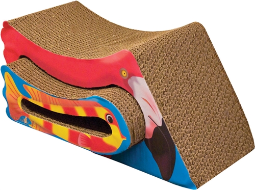 Scratch 'n Shapes Fins & Feathers (2-in-1) Scratcher