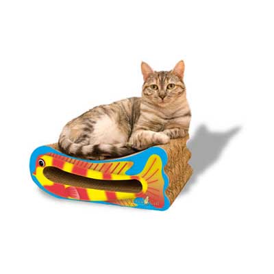 Scratch 'n Shapes Fins & Feathers (2-in-1) Scratcher