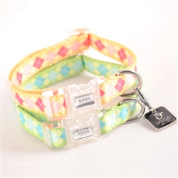 Contempo Argyle Collar & Leash