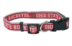 Ohio State Dog Collar - Ribbon