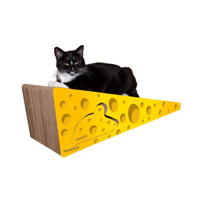 Scratch 'n Shapes Giant Cheese (2-in1) Scratcher