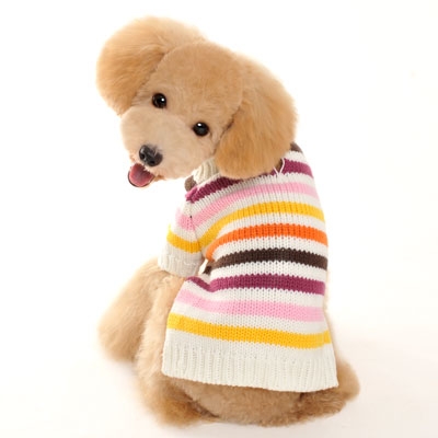 Colorful Stripes Sweater - Pink