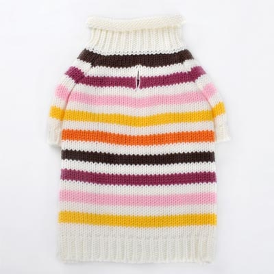 Colorful Stripes Sweater - Pink